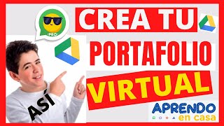 😎💼PORTAFOLIO VIRTUAL para ESTUDIANTES ⚡super FÁCIL en DRIVE y ordena tus TAREAS y EVIDENCIAS [upl. by Alitha]