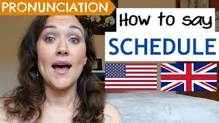 How to Pronounce SCHEDULE US UK amp Australian pronunciation [upl. by Nolana]