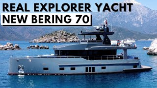 2022 BERING 70 NEW DESIGN EXPLORER LONG RANGE YACHT TOUR Transatlantic Expedition POCKET SUPERYACHT [upl. by Iturhs]