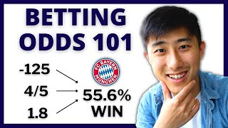 Betting Odds Explained  Sports Betting 101 [upl. by Hannazus]