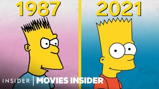 How The Simpsons Animation Evolved Over 30 Years  Movies Insider [upl. by Draw264]