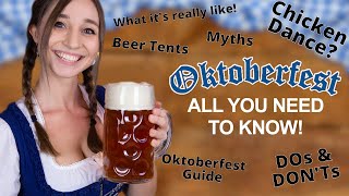 OKTOBERFEST explained by a Munich Native Everything you need to know  Feli from Germany [upl. by Arremat]