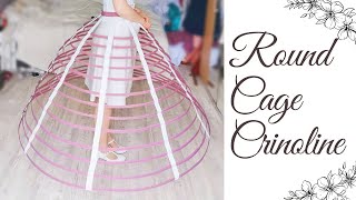 Building A Round Cage Crinoline Without Sewing Pattern [upl. by Atsylak]