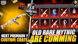 Premium Crate Last Date  Old rare Mythics Are Coming  PUBGM [upl. by Neeloj]