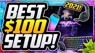 ULTIMATE 100 Budget Gaming Setup 😱 BEST Gaming Setup Under 100 [upl. by Body]