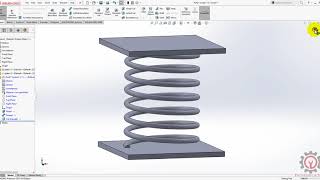 Solidworks Spring Animation Tutorial [upl. by Dranreb]