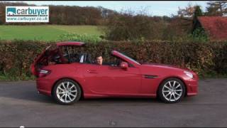 Mercedes SLK review  CarBuyer [upl. by Arhez]