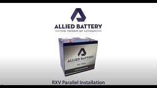 How To Install Lithium Golf Cart Batteries in an EZGO RXV 48V  Allied Battery [upl. by Majka522]