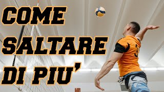 Allenamento Pallavolo come saltare di più [upl. by Nolram]