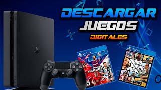 Como Descargar Juegos Digitales en una PlayStation 4 [upl. by Germann681]