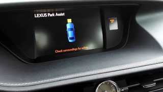 Lexus ES350  Park Assist Explanation and Review [upl. by Ilenay783]