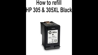 Refill cartidge HP 305 305XL DeskJet 2320  2710  2720  2732 Black [upl. by Eisserc]