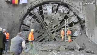 Durchschlag am KaiserWilhelmTunnel in Cochem auf nkwtde [upl. by Mercedes]