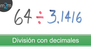 División de números con punto decimal │ ejercicio 2 [upl. by Rochette]