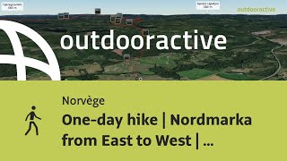 Oneday hike  Nordmarka from East to West  31km [upl. by Adnilasor345]