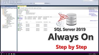 How to Configure AlwaysOn High Availability in MS SQL Server 2019  Step by Step [upl. by Eilrebma]