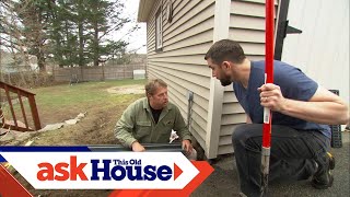 How to Install a Channel Drain  Ask This Old House [upl. by Atilahs521]