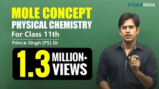 Mole Concept Class 11  NEET Chemistry by Prince Singh PS Sir  Etoosindiacom [upl. by Castro513]