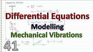 Differential Equations  41  Mechanical Vibrations Modelling [upl. by Fidele]