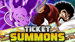 10TH ANNIVERSARY FREE TICKET SUMMONS  Dokkan Battle [upl. by Nwahsit]