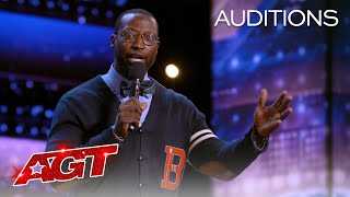 Mike Goodwin Tells Funny Stories About Teaching His Kids  Americas Got Talent 2021 [upl. by Hayidah]