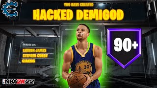 NBA 2K22 HACKED DEMI GOD BUILD MAX STATS  CHEAT ENGINE [upl. by Annairdna851]