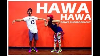 Hawa Hawa dance choreography  Mubarakan  Vicky and Aakanksha [upl. by Alakcim]