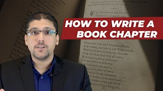 How To Write A Book Chapter by Dr Hassaan Tohid [upl. by Lietman]