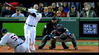 David Ortiz Hits Grand Slam Game 2 ALCS FOX WEEI WXYT Call [upl. by Ateekram658]