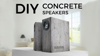 Audiophile DIY Concrete speakers  Fullrange driver [upl. by Eelahc115]