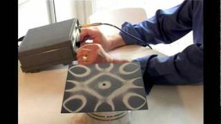 Evan Grant Making sound visible through cymatics [upl. by Ahseken]