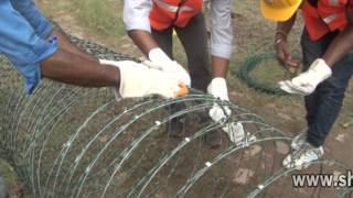 Razor Wire Installation Tutorial Video [upl. by Kippy]