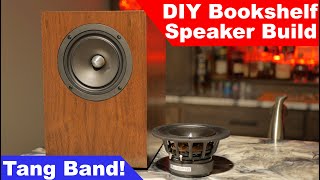 DIY Full Range Bookshelf Speaker Build Guide With Tang Band Drivers  How To Build Your Own Speakers [upl. by Flss]