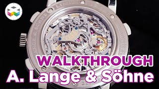 Walkthrough Famous German Watchmaker A Lange amp Söhne [upl. by Marozas]