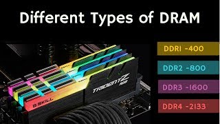 Different Types of DRAM SDRAMDDR1DDR2DDR3DDR4LPDDRGDDR [upl. by Aleron]