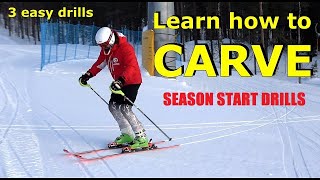 Learn how to CARVE  3 EASY DRILLS [upl. by Nahshun]