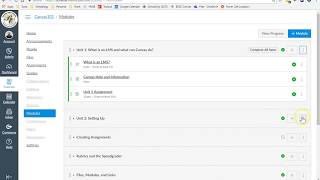 Canvas Modules  Prerequisites and Requirements [upl. by Eelrebmyk]
