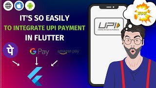 How to Integration UPI Payment In Flutter App [upl. by Willem]