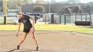 Softball Pitching Drills 34 drill  Amanda Scarborough [upl. by Christmann647]