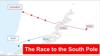 The race to the South Pole 1911 Amundsen and Scott [upl. by Ramraj345]