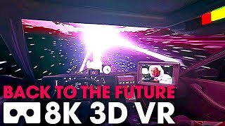 Back To The Future Universal Ride 3D 8K VR virtual reality [upl. by Annayram]