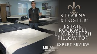 Stearns amp Foster Estate Rockwell Luxury Plush Pillow Top Mattress Expert Review [upl. by Nairrad]