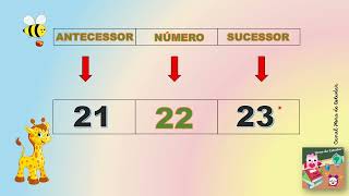 ANTECESSOR E SUCESSOR  Sequência numérica  Hora de estudar [upl. by Rimidalb]