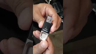 Lexar Jumpdrive Fingerprint F35 Unboxing [upl. by Annaeiluj452]