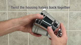 Filtered Shower Heads Cartridge Replacement [upl. by Villada]