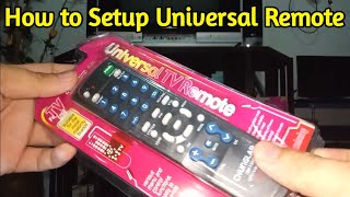 How to Setup Universal Remote [upl. by Oiluig]