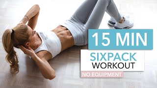 15 MIN SIXPACK WORKOUT  intense ab workout  No Equipment I Pamela Reif [upl. by Fay]