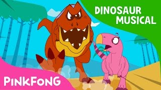 The Diary of TRex the Hunter  Dinosaur Musical  Pinkfong Stories for Children [upl. by Eanram]