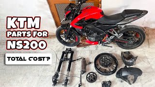 Unboxing KTM Power Parts For Ns200  Project Dream Build  Part 2 [upl. by Ellynad530]