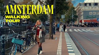 Iconic Amsterdam Netherlands Walking Tour  4K [upl. by Gnaoh445]